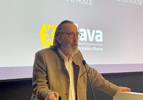 Il presidente Adava Luigi Fosson