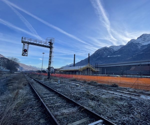 l'elettrificazione della linea Aosta-Ivrea - ferrovia