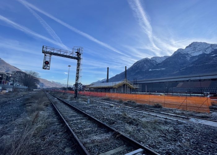 l'elettrificazione della linea Aosta-Ivrea - ferrovia
