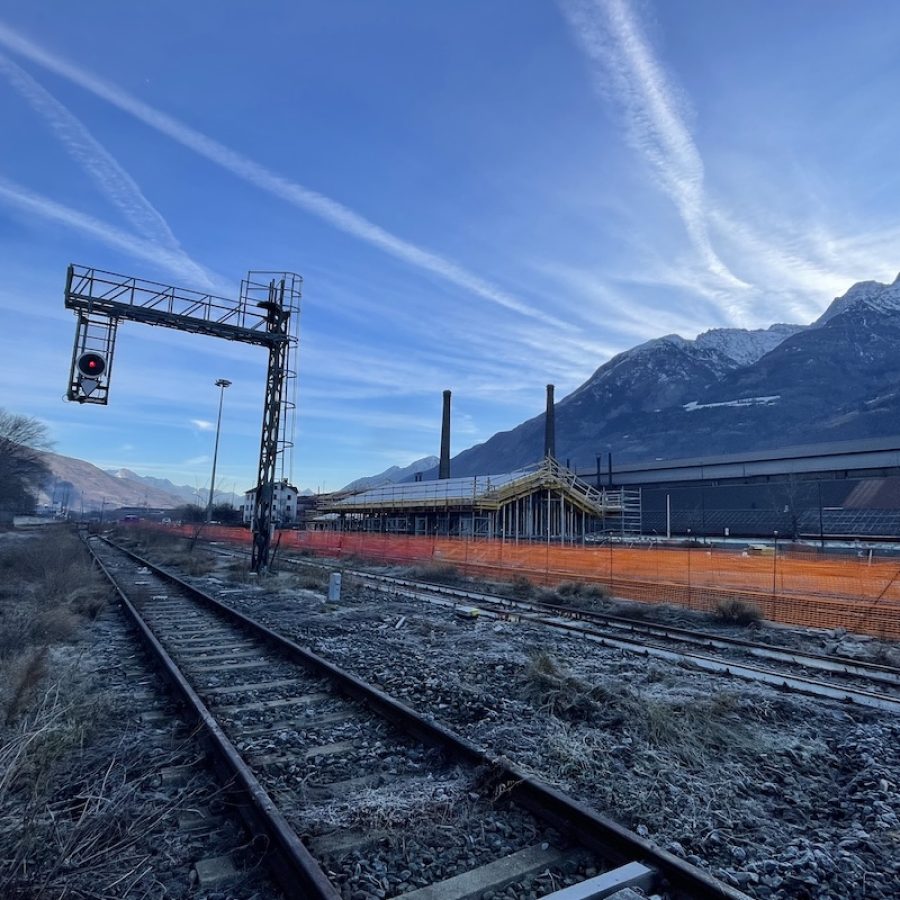 l'elettrificazione della linea Aosta-Ivrea - ferrovia