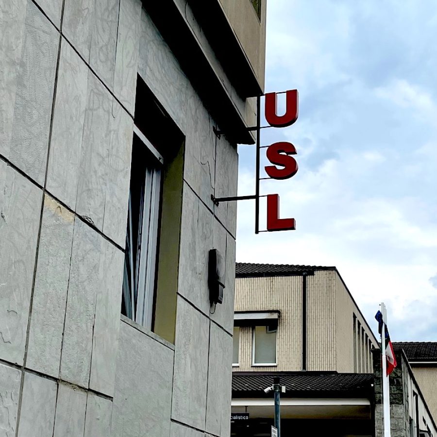 La sede dell'Usl ad Aosta