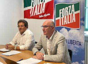 I consiglieri regionali di Forza Italia Mauro Baccega e Pierluigi Marquis
