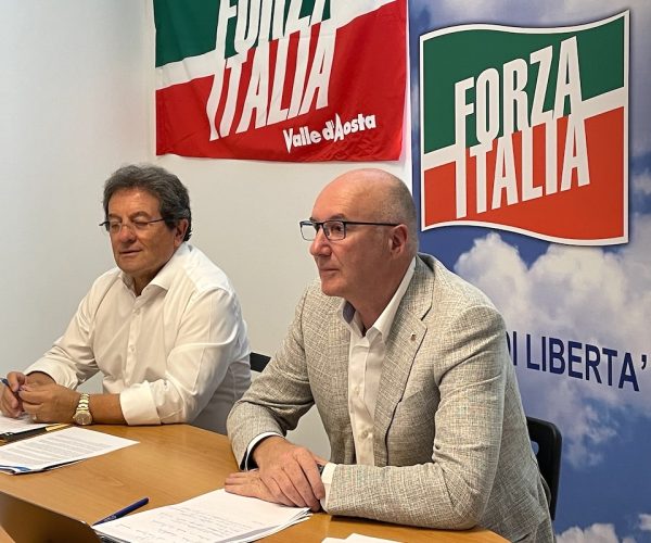 I consiglieri regionali di Forza Italia Mauro Baccega e Pierluigi Marquis