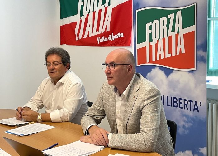 I consiglieri regionali di Forza Italia Mauro Baccega e Pierluigi Marquis