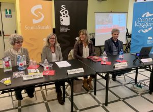 Da sx: Anna Maria Merlo, Enrica Zublena, Chantal Certan e Gianni Nuti