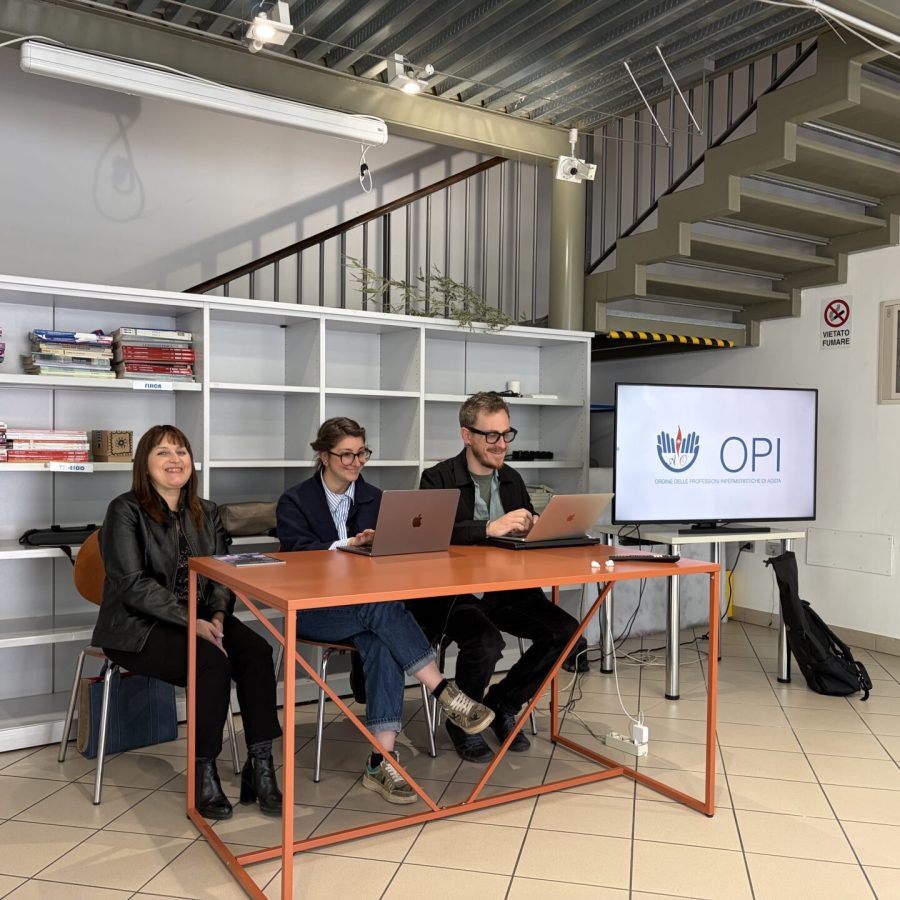 Da dx Michele Tranquilli, Paola Ascolese e Rossana Olzer