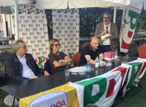 Comizio Pd