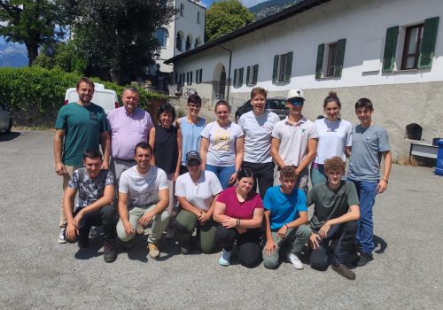 La classe 4P dell'Institut agricole régional