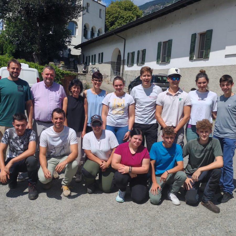 La classe 4P dell'Institut agricole régional