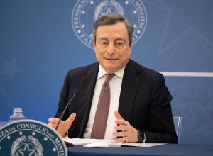 Il Presidente del Consiglio Mario Draghi - Foto governo.it