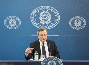 Il Presidente del Consiglio dei Ministri Mario Draghi - Foto governo.it