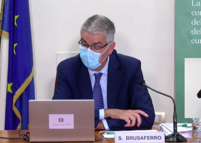 Il Presidente dell'Istituto superiore di Sanità Brusaferro