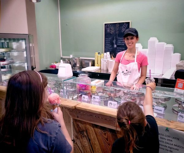Il gelato in fattoria Parini