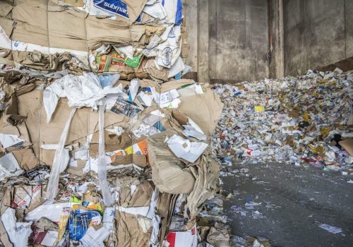 Il lavori alla discarica di Brissogne - Foto di Stefano Jeantet