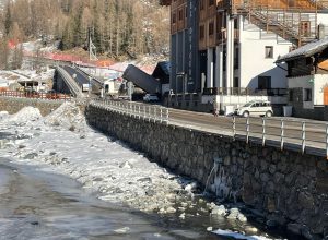 Il luogo dove è precipitato il furgone