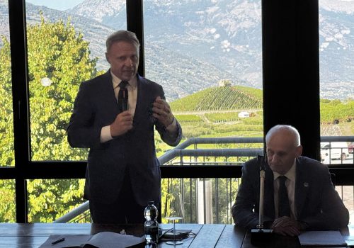 Il ministro Lollobrigida ad Aymavilles