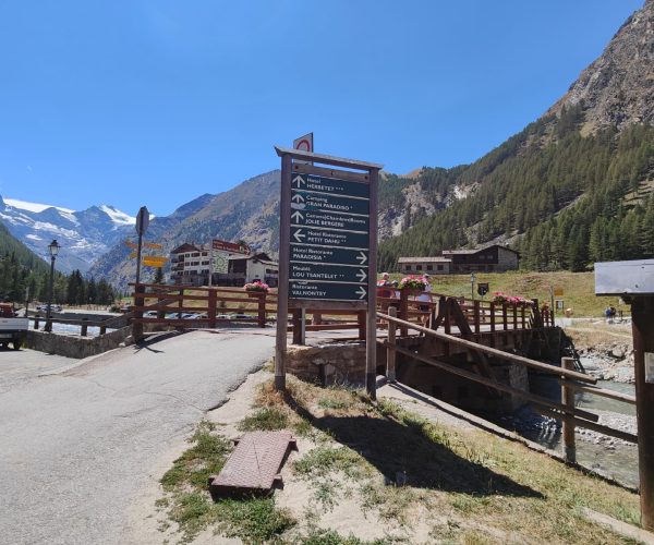 Il ponte della Valnontey