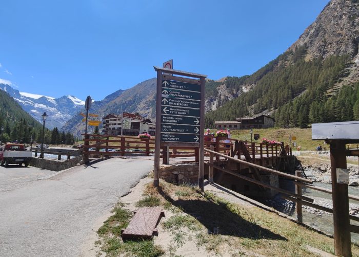 Il ponte della Valnontey