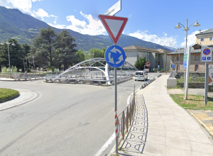 Il ponte nuovo sul Buthier