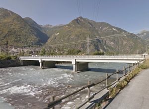 Il ponte sulla Dora Baltea tra Verrès e Issogne