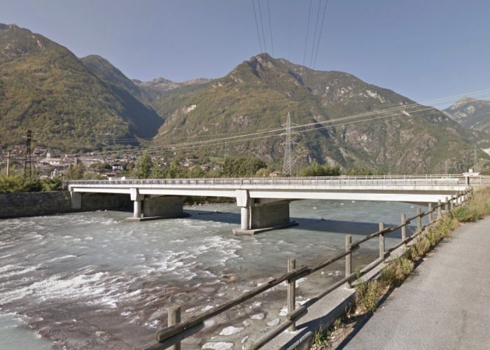 Il ponte sulla Dora Baltea tra Verrès e Issogne