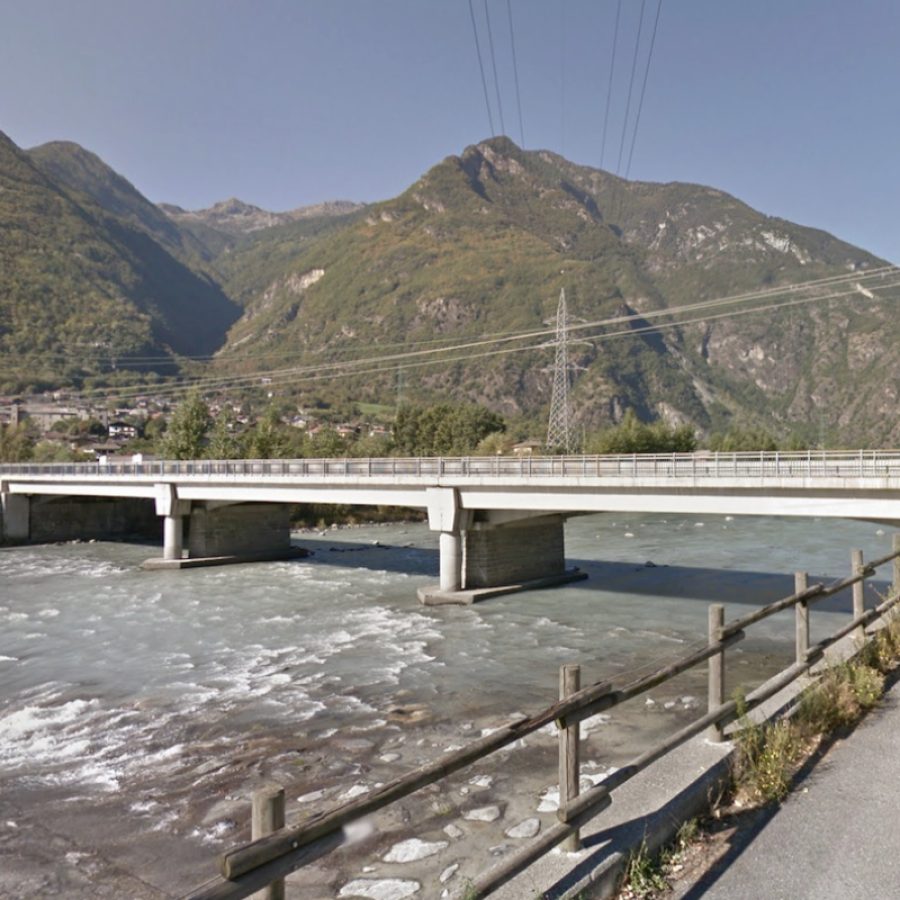 Il ponte sulla Dora Baltea tra Verrès e Issogne