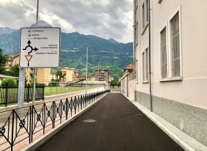 Il prolungamento di via Giorgio Elter ad Aosta