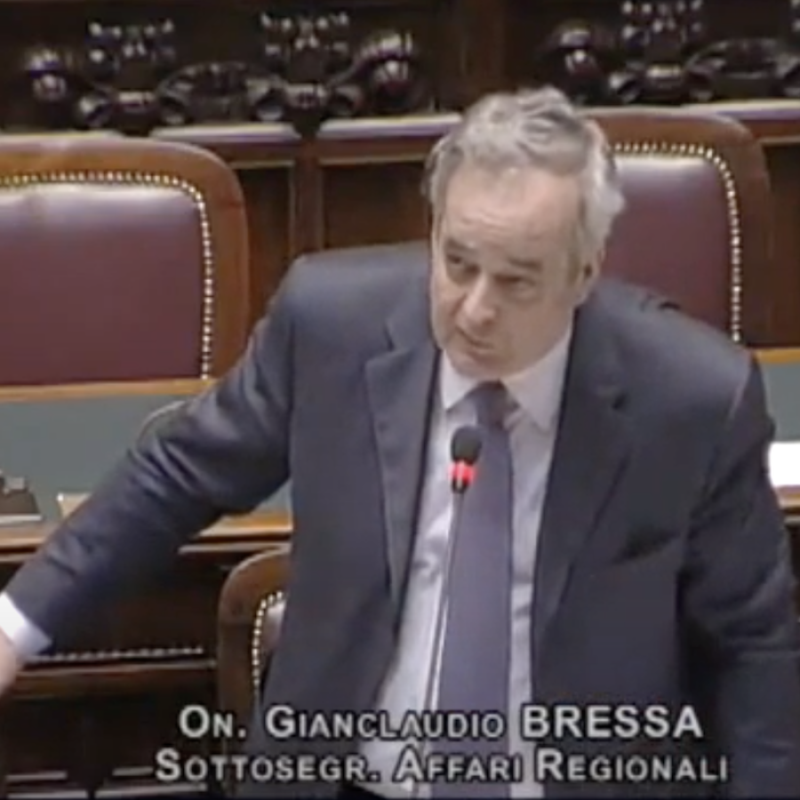 Il senatore Gianclaudio Bressa, all'epoca Sottosegretario agli Affari regionali