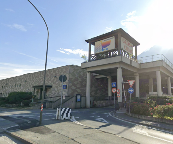 Il supermercato Gros Cidac di Aosta
