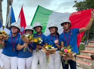 Martina Pisano ed il team italiano del Bronzo