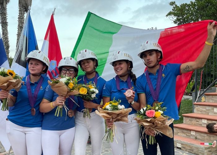 Martina Pisano ed il team italiano del Bronzo