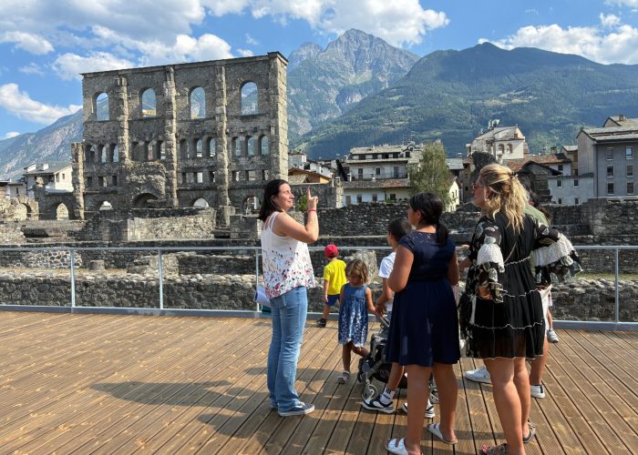 In scena nell'antica Aosta