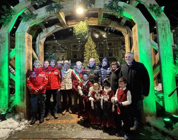 Inaugurazione Marché Vert Noel in Piazza Chanoux