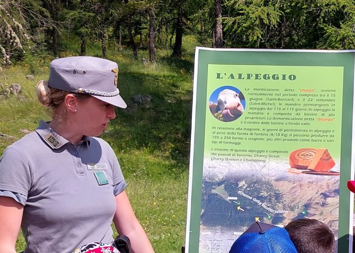 L'inaugurazione del percorso naturalistico sul Mont Tantané