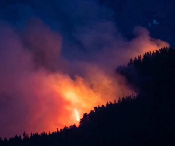 Incendio Aymavilles - Foto di Rassel Tresca