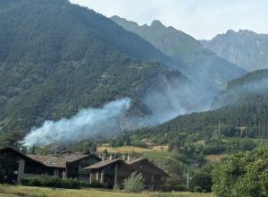 Incendio Morgex