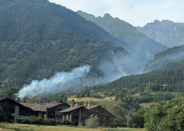 Incendio Morgex