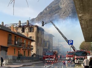 Incendio a Verrès