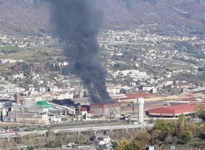 Incendio alla Cogne