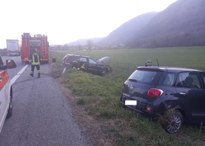 L'incidente sull'A5.