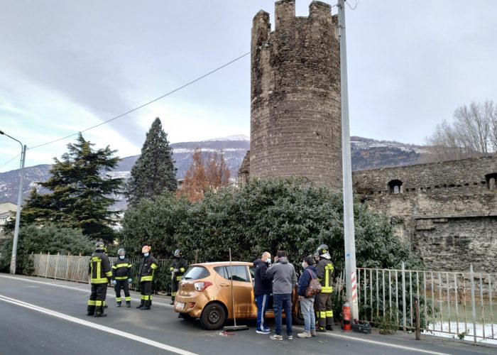 L'incidente in via Carducci.