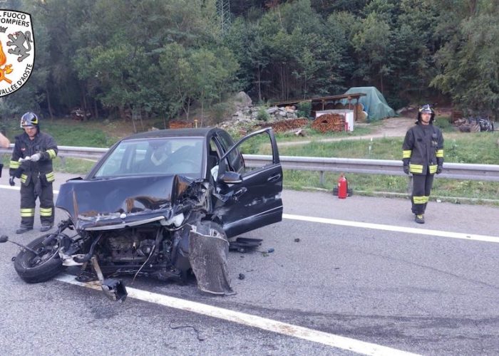 L'incidente sull'A5.