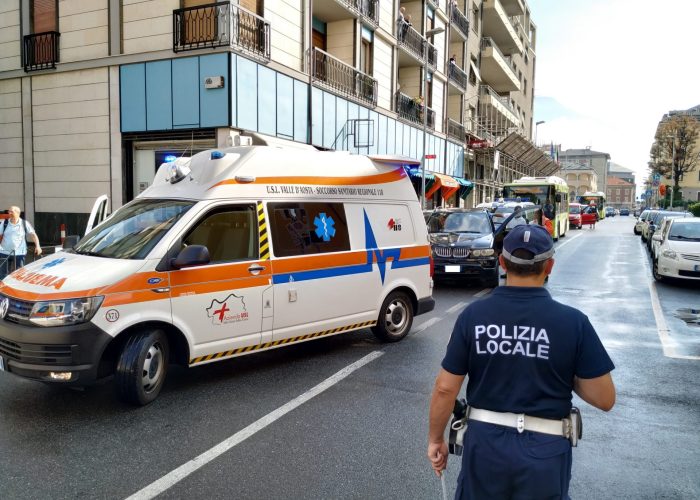 L'incidente in via Festaz.