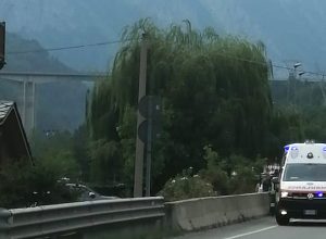 L'incidente a Morgex.