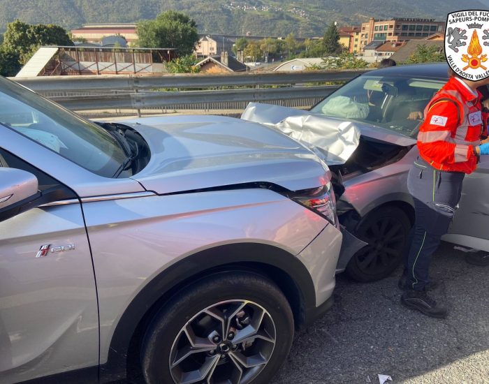 Incidente cavalcavia Aosta