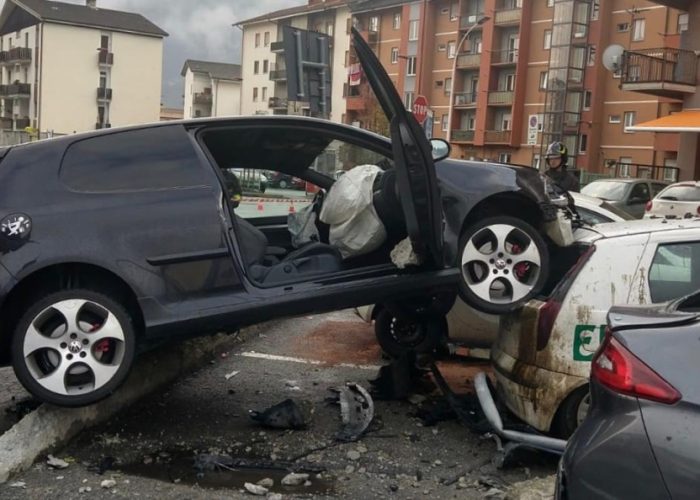 L'incidente in corso Ivrea.