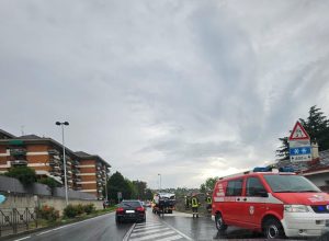 L'incidente in via Roma