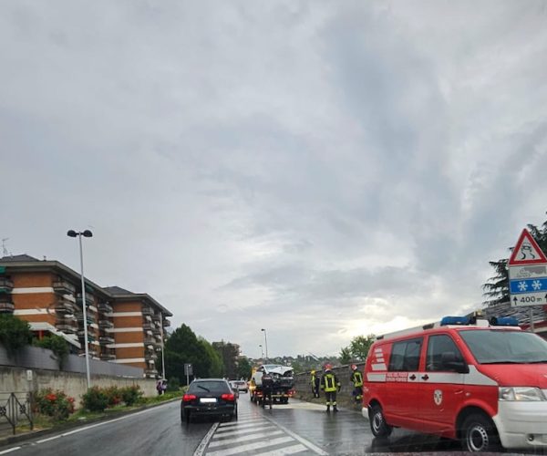 L'incidente in via Roma