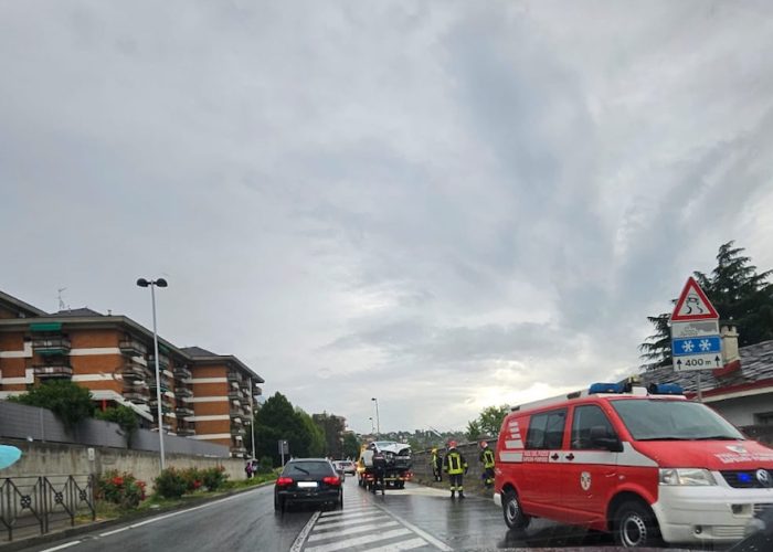 L'incidente in via Roma