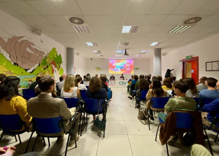 Incontro Aosta Pride sala CSV